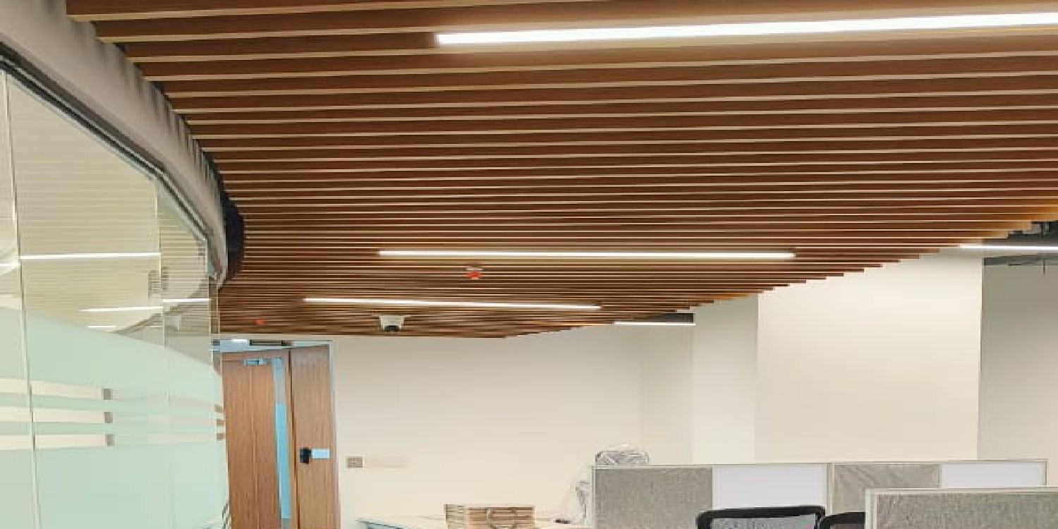 Baffle Ceiling in Interior Design: Enhancing Acoustics and Aesthetics